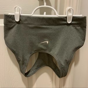 Nike Dry-Fit Grey Swoosh Sports Bra